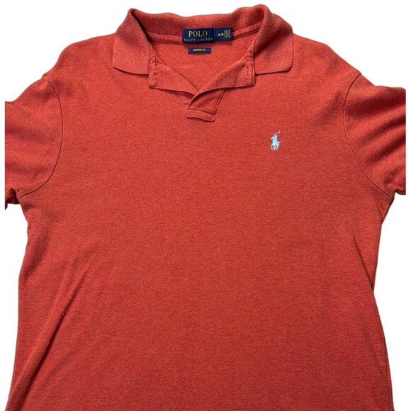 Polo Ralph Lauren Mens Custom Fit Red Short Sleeve Polo Shirt M - Picture 2 of 5